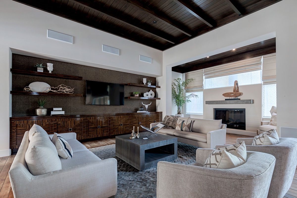 Las Vegas real estate photography of a modern home exterior